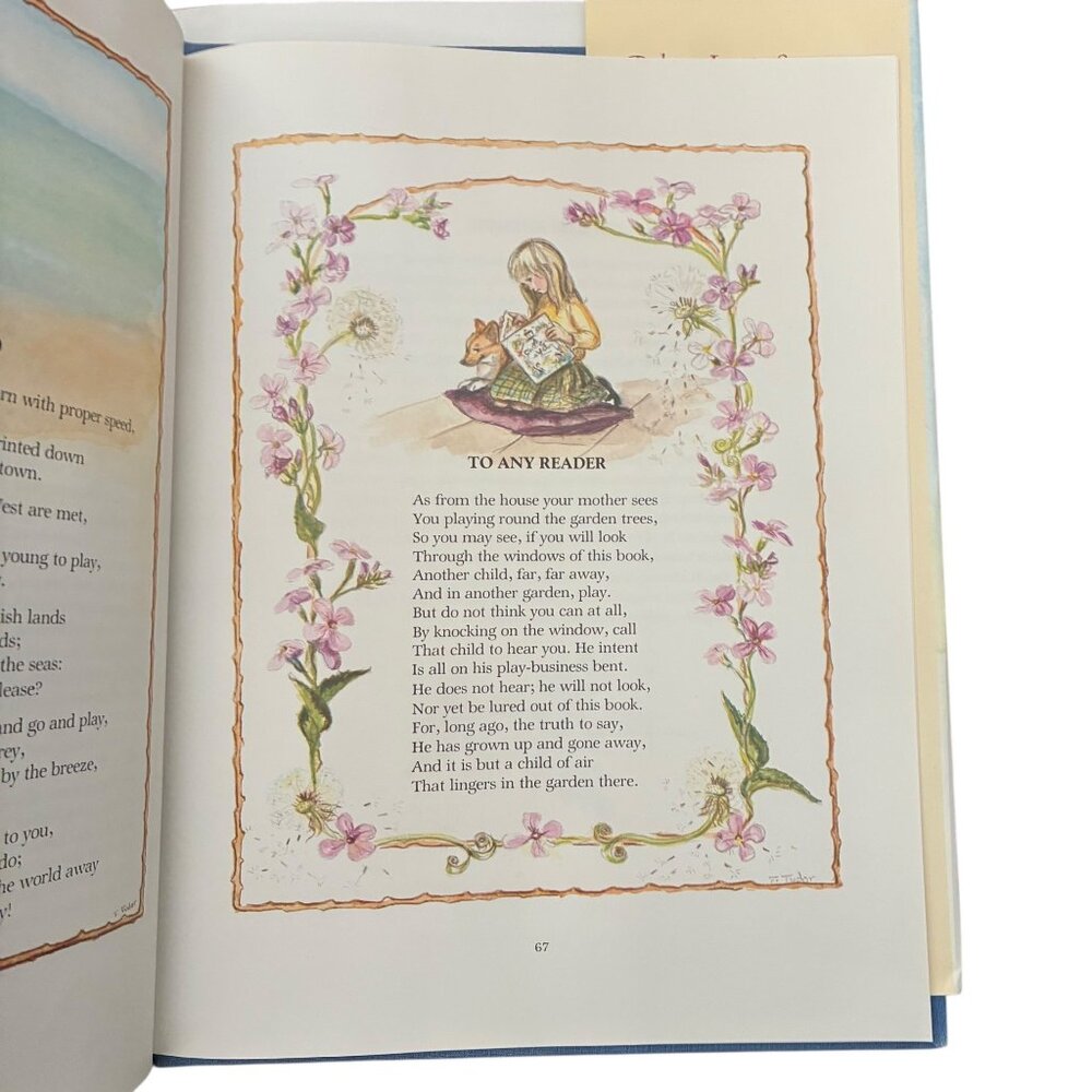 A Childs Garden of Verses Book Robert Louis Stevenson - Tasha Tudor 1999 VTG New - Picture 10 of 16